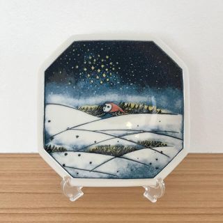 アラビア(ARABIA)の【別注品】ARABIA×FINNAIR ヘルヤ "CHRISTMAS" 陶板画(置物)