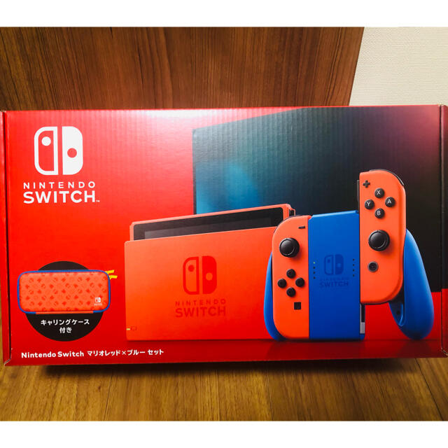 任天堂新品☆クーポン対象☆Nintendo Switch マリオ レッド×ブルーセット