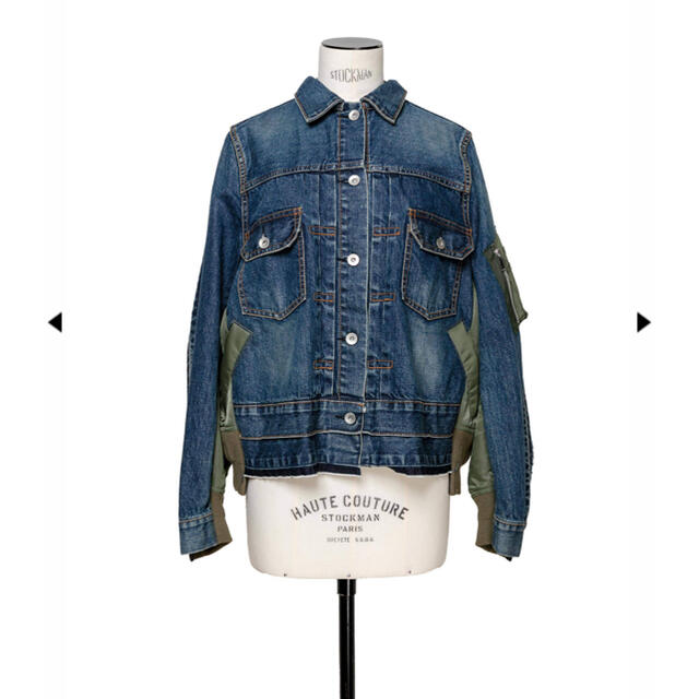 sacai Denim × Ma-1 Jacketレディース