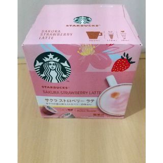 スターバックスコーヒー(Starbucks Coffee)の<新品>ドルチェグスト ‐ サクラ ストロベリー ラテ １２P×１箱 ★スタバ(コーヒー)