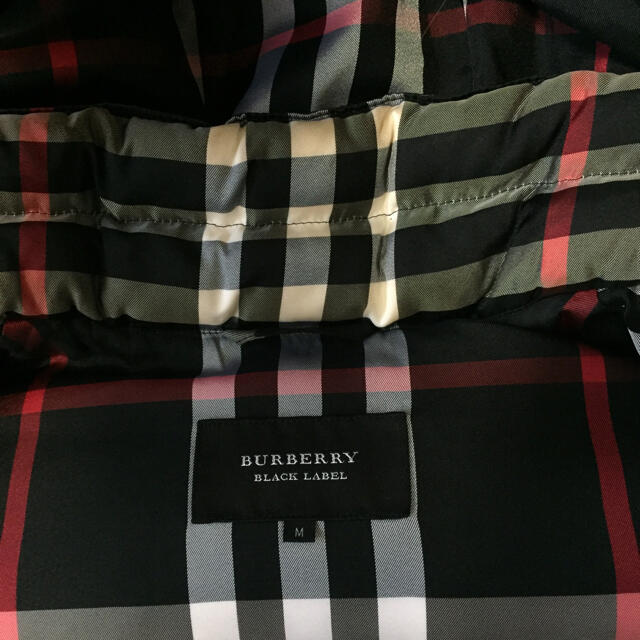 うファッション BURBERRY バーバリーブラックレーベル 襟部フォックス