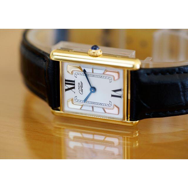 Cartier - 美品 カルティエ マスト タンク スリーカラーゴールド LM Cartier