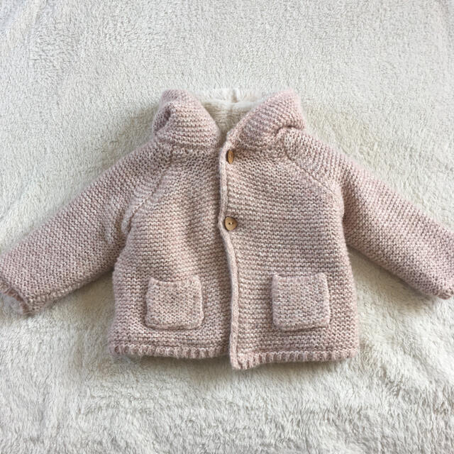 ZARA KIDS(ザラキッズ)のmii様専用　ザラキッズ  ニットアウター　 キッズ/ベビー/マタニティのベビー服(~85cm)(ジャケット/コート)の商品写真