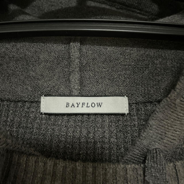 BAYFLOW(ベイフロー)のBAYFLOW ワッフルフードワンピース レディースのワンピース(ロングワンピース/マキシワンピース)の商品写真