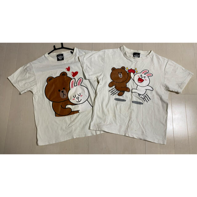 Line Tシャツ コニー　ブラウン キッズ/ベビー/マタニティのキッズ服女の子用(90cm~)(Tシャツ/カットソー)の商品写真