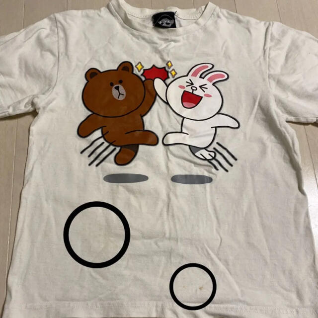 Line Tシャツ コニー　ブラウン キッズ/ベビー/マタニティのキッズ服女の子用(90cm~)(Tシャツ/カットソー)の商品写真