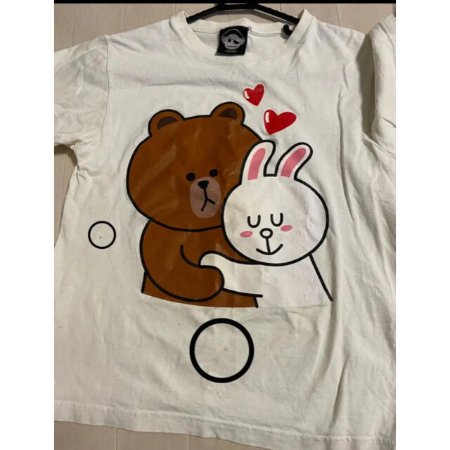 Line Tシャツ コニー　ブラウン キッズ/ベビー/マタニティのキッズ服女の子用(90cm~)(Tシャツ/カットソー)の商品写真