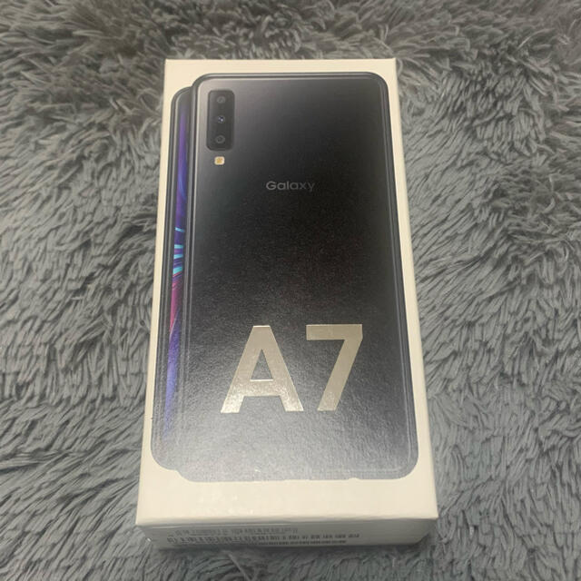 【新品・未開封品】Galaxy A7 ブラックsimフリースマホ本体