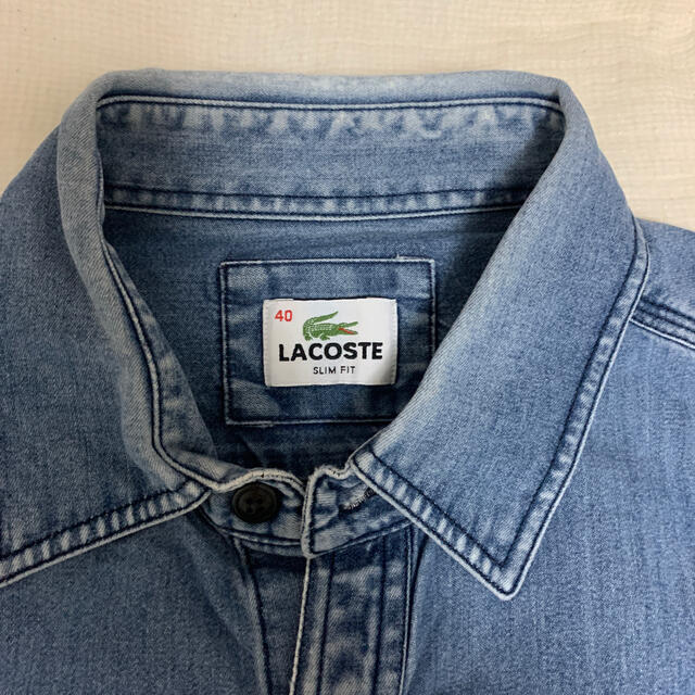 LACOSTE(ラコステ)のラコステ　デニムシャツ メンズのトップス(シャツ)の商品写真