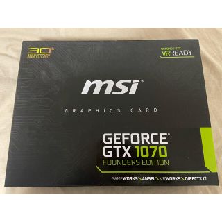 GeForce GTX 1070 Founders Edition 8GB(PCパーツ)