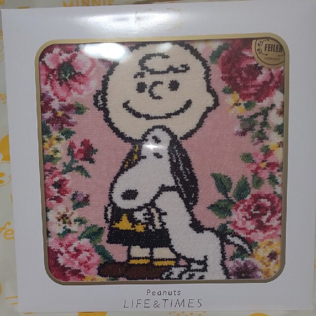 FEILER フェイラー ×SNOOPY  ハンカチ(花）