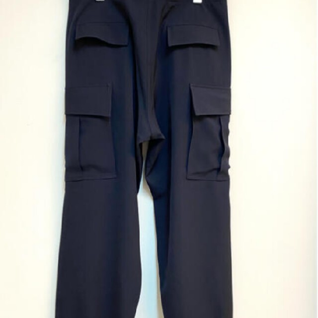 COMOLI - comoli 21ss ウールギャバ 6P カーゴパンツ Navy サイズ2の