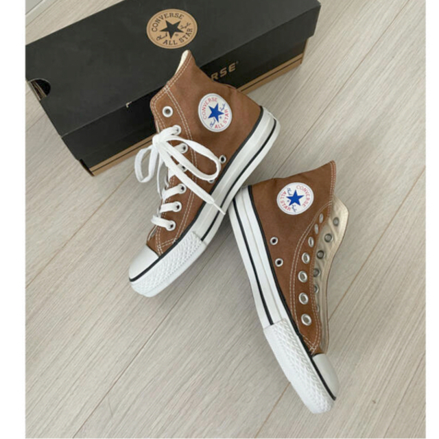 CONVERSE(コンバース)のCONVERSE ハイカットスニーカー、ブラウン レディースの靴/シューズ(スニーカー)の商品写真