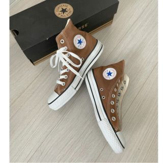 コンバース(CONVERSE)のCONVERSE ハイカットスニーカー、ブラウン(スニーカー)