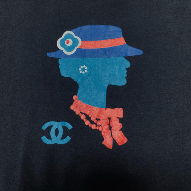 CHANEL(シャネル)のvintage  古着　CHANEL  Tシャツ　made in france レディースのトップス(Tシャツ(半袖/袖なし))の商品写真