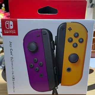 ニンテンドウ(任天堂)の任天堂JOY-CON (L)/(R) ネオンパープル/ネオンオレンジ(その他)