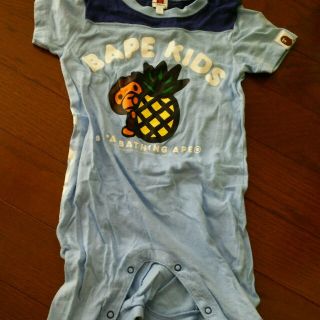 アベイシングエイプ(A BATHING APE)のBAPE KIDSロンパース(ロンパース)