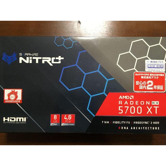 PCパーツ SAPPHIRE NITRO+ RADEON RX 5700 XT 8G