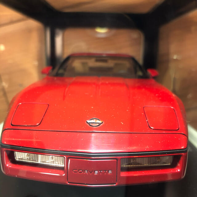 激レア!未展示品 オートアート1/18 シボレーコルベット1986 レッド