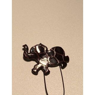 ボッテガヴェネタ(BOTTEGA VENETA)の【レア物】ボッテガヴェネタ 携帯ストラップ アニマル 象【値下】(ストラップ/イヤホンジャック)