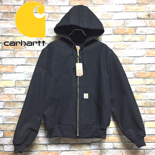 新品 carhartt カーハート ダックパーカージャケット ブラック USA製