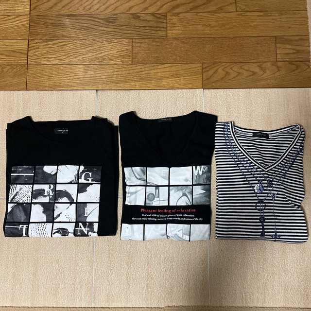 PPFM(ピーピーエフエム)のあずきな様専用 PPFMとCOMME CA ISMのセット メンズのトップス(Tシャツ/カットソー(半袖/袖なし))の商品写真