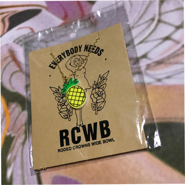 RODEO CROWNS(ロデオクラウンズ)のRCWB パイナップル ネックレス レディースのアクセサリー(ネックレス)の商品写真