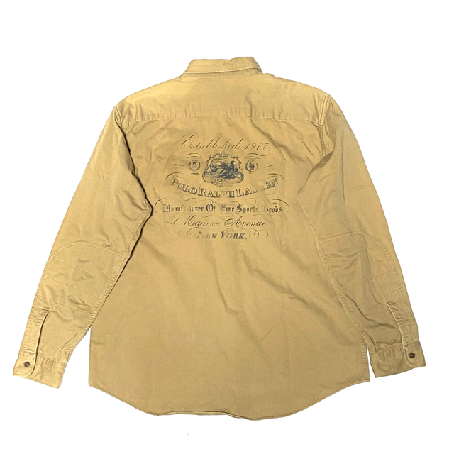 POLO RALPH LAUREN(ポロラルフローレン)のポロ ラルフローレン　ハンティング　バックプリント　刺繍 長袖シャツ 七面鳥 L メンズのトップス(シャツ)の商品写真