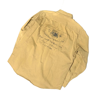 ポロラルフローレン(POLO RALPH LAUREN)のポロ ラルフローレン　ハンティング　バックプリント　刺繍 長袖シャツ 七面鳥 L(シャツ)