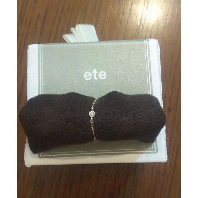 ete(エテ)のeteエテ  チェーン  リング 9号 ブラウン  ダイヤ レディースのアクセサリー(リング(指輪))の商品写真