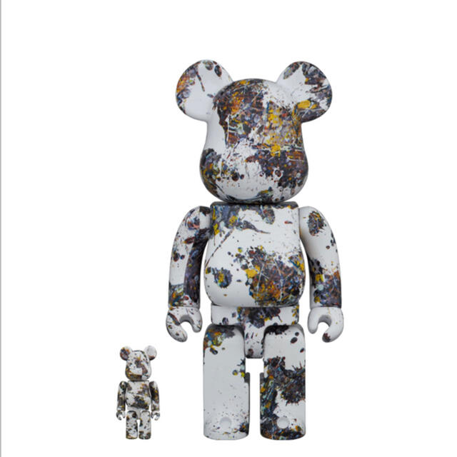 BE@RBRICK Jackson Pollock 100％ & 400％