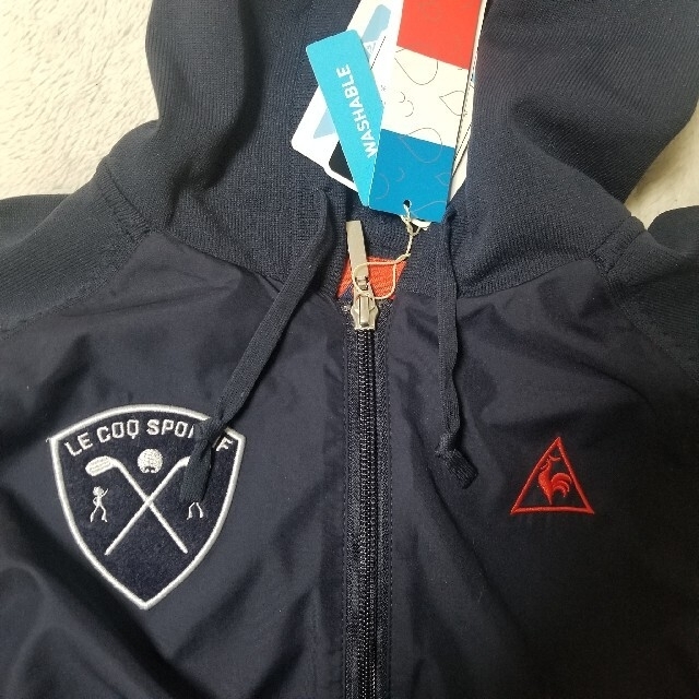 le coq sportif(ルコックスポルティフ)の【新品】M ルコック ゴルフ レディース 撥水 フード付きセーター スポーツ/アウトドアのゴルフ(ウエア)の商品写真