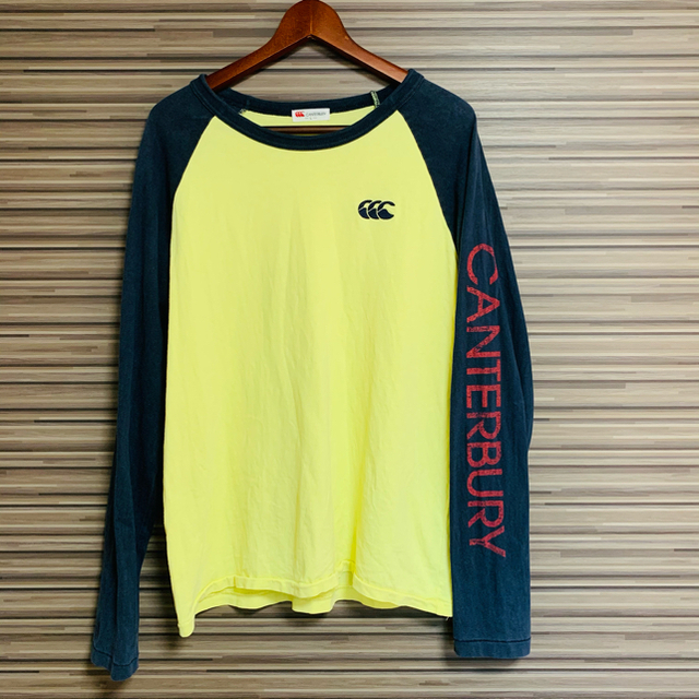 CANTERBURY(カンタベリー)のcanterbury カンタベリー ラグラン ロンT スリーブロゴ Lサイズ メンズのトップス(Tシャツ/カットソー(七分/長袖))の商品写真