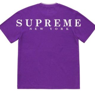 シュプリーム(Supreme)のsupreme Stripe Rib Waffle Top purple S (Tシャツ/カットソー(半袖/袖なし))