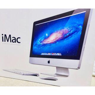 アップル(Apple)の【ジャンク🛠】iMac Mid2011 画面21.5インチ（箱あり）(デスクトップ型PC)