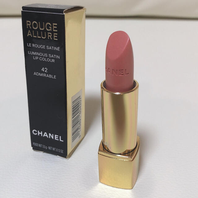 CHANEL(シャネル)の✨CHANEL ROUGE ALLURE 42番✨ コスメ/美容のベースメイク/化粧品(口紅)の商品写真