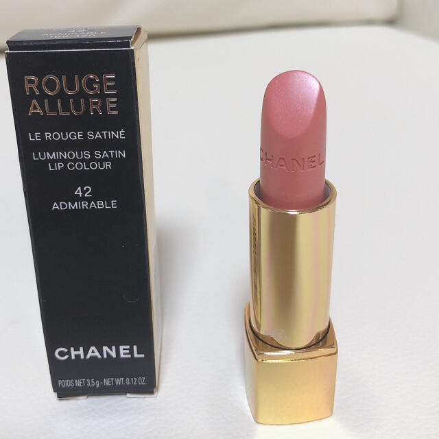 CHANEL(シャネル)の✨CHANEL ROUGE ALLURE 42番✨ コスメ/美容のベースメイク/化粧品(口紅)の商品写真