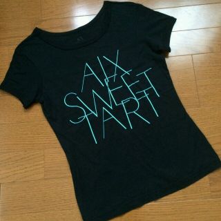 アルマーニエクスチェンジ(ARMANI EXCHANGE)のアルマーニエクスチェンジ 半袖Tシャツ ブラック レディース XS(Tシャツ(半袖/袖なし))