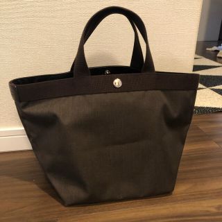 エルベシャプリエ(Herve Chapelier)の美品　エルベシャプリエ  707c モカ×モカ(トートバッグ)