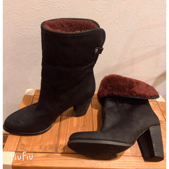 UGG アグ ショートブーツ 羊毛 ムートン 新品 未使用 2way 美品