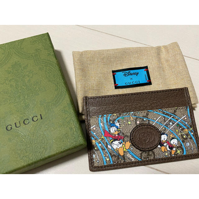 Gucci(グッチ)の新品未使用 Disney x GUCCI ドナルドダック カードケース レディースのファッション小物(パスケース/IDカードホルダー)の商品写真