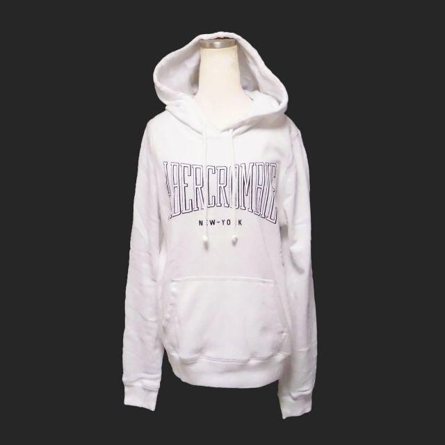 Abercrombie&Fitch(アバクロンビーアンドフィッチ)の★新品★アバクロンビー&フィッチ★スウェットPOパーカー (White/L) レディースのトップス(パーカー)の商品写真