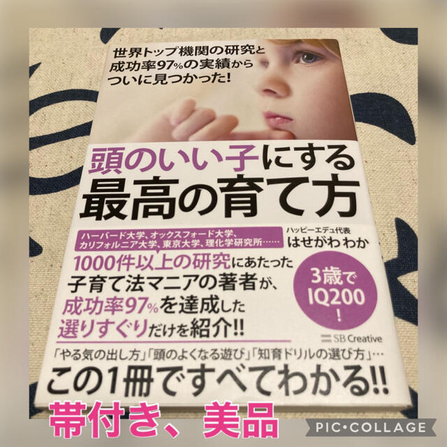 頭のいい子にする最高の育て方 世界トップ機関の研究と成功率９７％の実績からついに エンタメ/ホビーの雑誌(結婚/出産/子育て)の商品写真