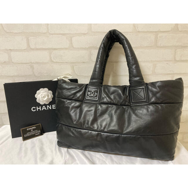 【美品】CHANEL シャネル コココクーン オールレザー トートバッグ