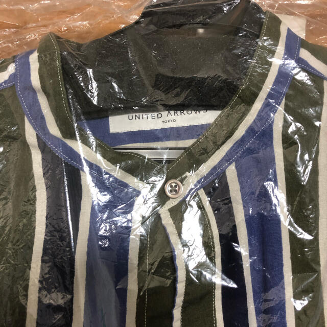 united arrows 長袖バンドカラー シャツ 新品 1