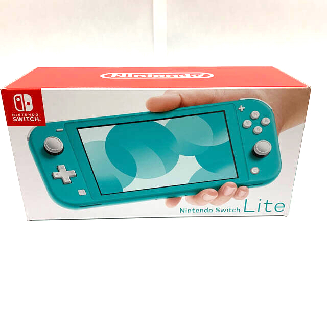 新品未開封　専用ケース付！　任天堂Switch light 人気のターコイズ色