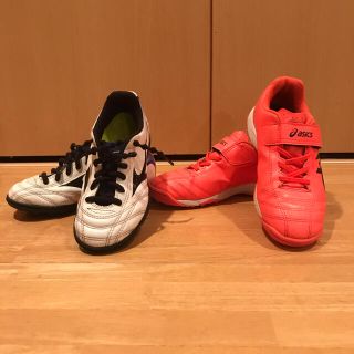 ミズノ(MIZUNO)の【you様専用】幼児用サッカーシューズ2足セット(シューズ)