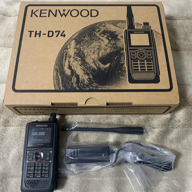 TH−D74無線機本体TH-D74 KENWOODトランシーバー　オプション多数/保証付き