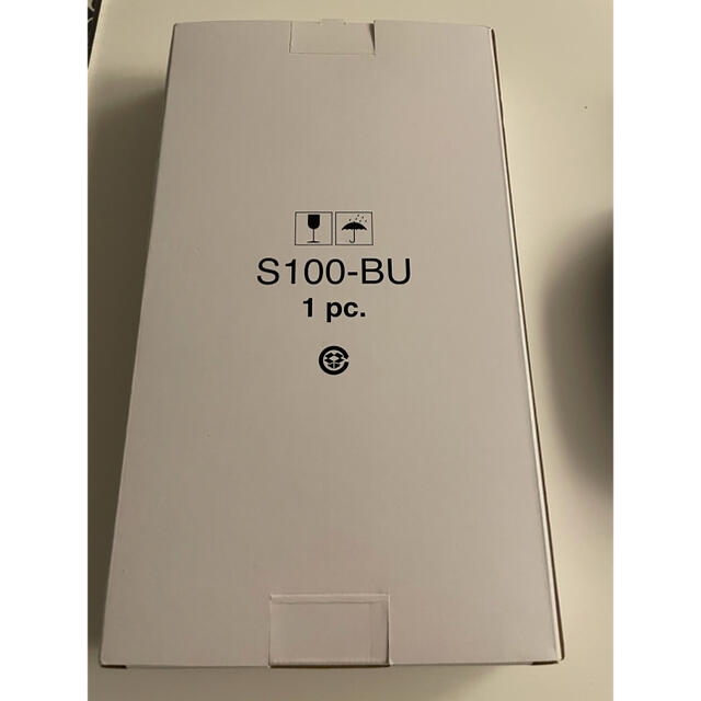 カシオ　S100 電卓　ブルー