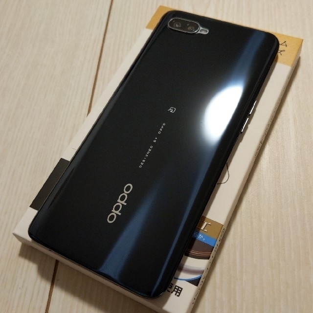 OPPO　reno a 128gb モバイル版　新品ガラスフィルム付き　黒